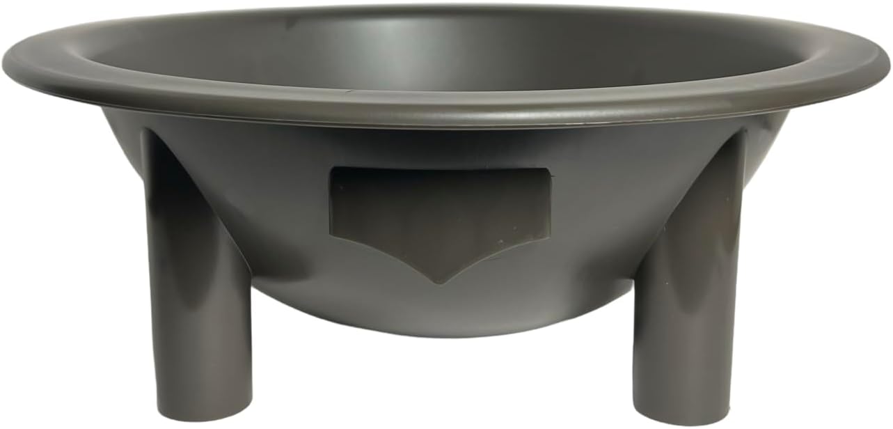 Tanoa Plastic Kava Bowl - Black 5-Liter Food Grade