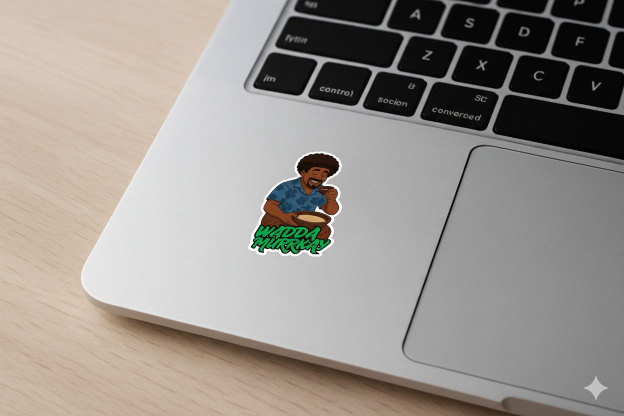 Wadda Murrkay Sticker Gunu