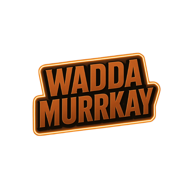 Wadda Murrkay Sticker Orange
